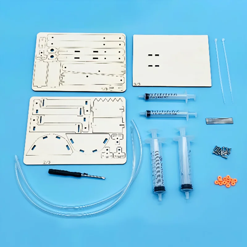 DIY Stiel Nadel rohr Bagger Modell Kit für Kinder Physik Experimente Spielzeug Vorschule Bildungs hilfe Geschenk für Schul labor