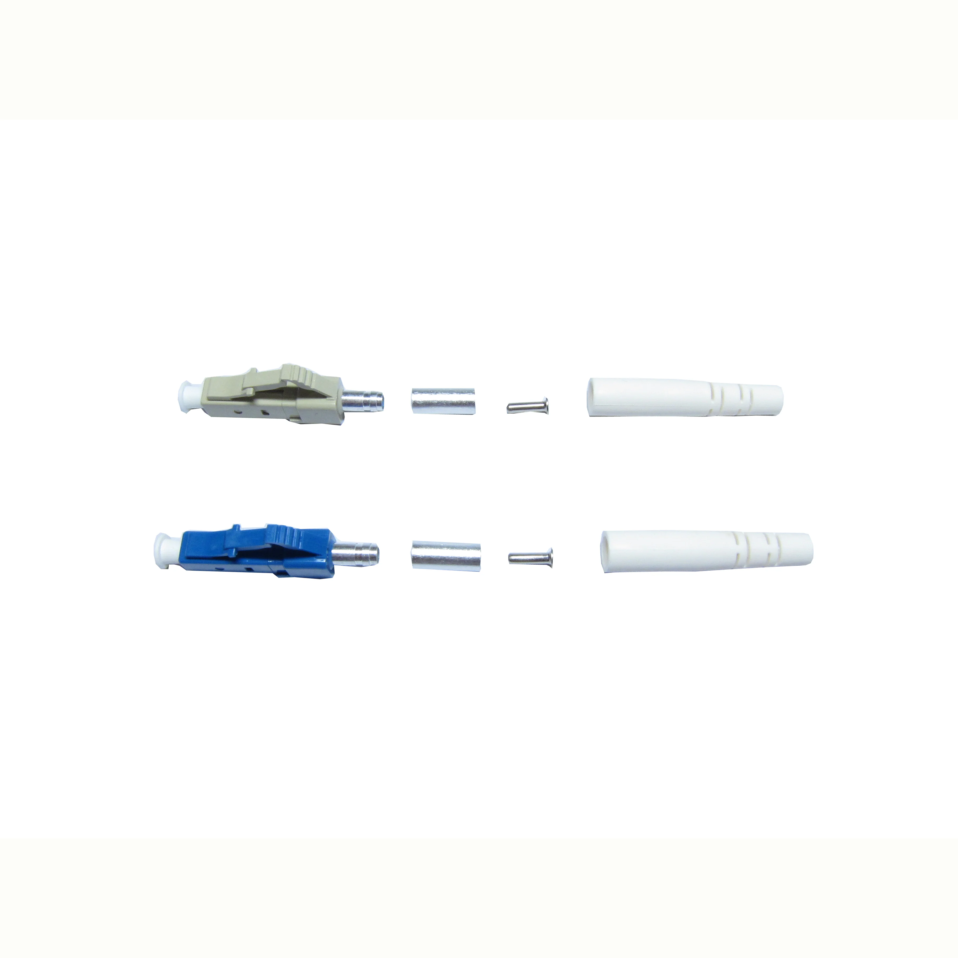 LC Connector Kits, SM PC, Beige Blue Simplex, Free Shipping, 200 Pcs