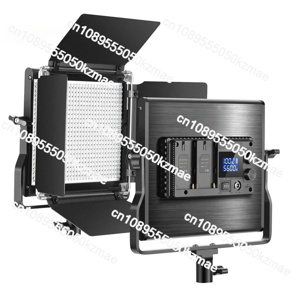 

660 LED Video Light Panel - Adjustable Bi-Color 3200K-5600K with LCD Screen, Dimmable Studio Lighting