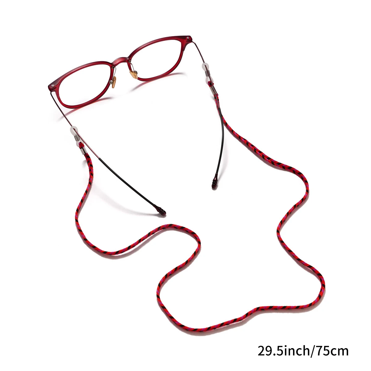 Colorful Fun Braided Mesh UltraLightweight Eyewear Retainer with Anti-Slip Loops for Everyday and Sports Sunglasses Glasses Cord