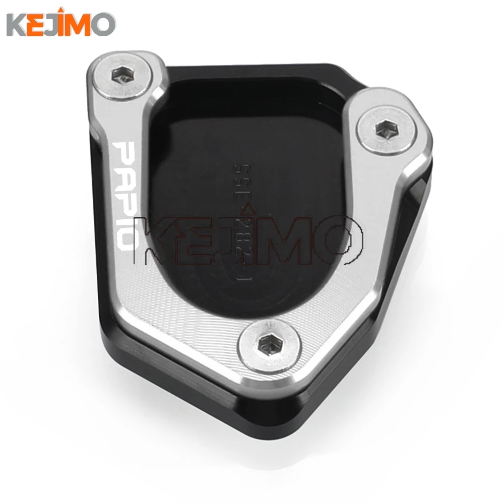 Motorcycle FOR CFMOTO CF MOTO XO PAPIO XO 125 XO-1 XO-2 Papio 125 CNC Foot Side Stand Extension Pad Support Plate Enlarge Stand 5