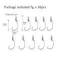 10pcs 7g