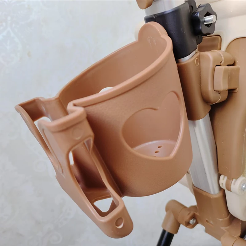 Thiened fourche avant et arrière accessoires de voiture pour enfants avec roues en polyuréthane porte-gobelet d'eau de frein tente de soleil Cuion