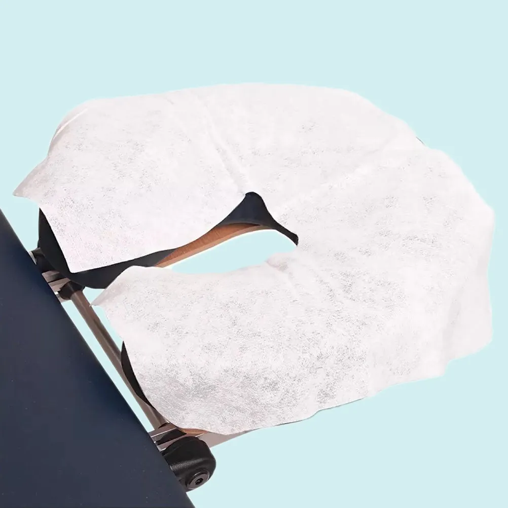 

100 шт. чехлов для подголовников 35x28 см, мягкие нетканые одноразовые накладки для массажных кресел, идеально подходят для подушек для лица