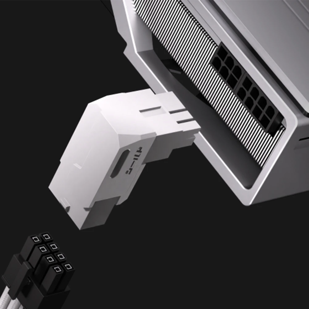 Kepala Adaptor Daya GPU PCIe 8-Pin Konektor Kemudi Daya Kepala Kemudi Antarmuka Daya untuk Kartu Grafis PC Desktop