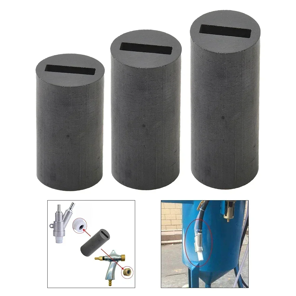 1pc Boron Carbide Air Sandblasting Nozzle Square Flat Mouth B4C Nozzle Blasting Part For Glass Balls/silicon Carbide/alumina