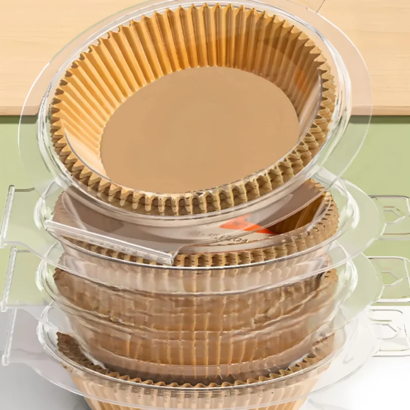 

Air Frying Paper Disposable Oil Paper For Air Fryer Non-Stick Air Fryer Tray Paper Liner Kitchen Baking Round Paper Accessories