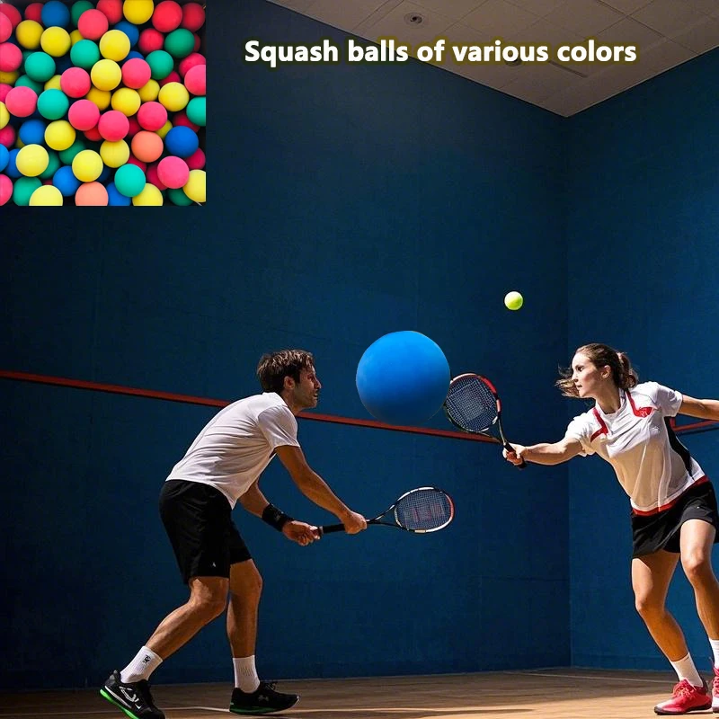 5.5cm Blue Squash Balls Wear‑Resistant Durable Training Squash Ball Suitable 5mm Thickness for Beginner Accessories