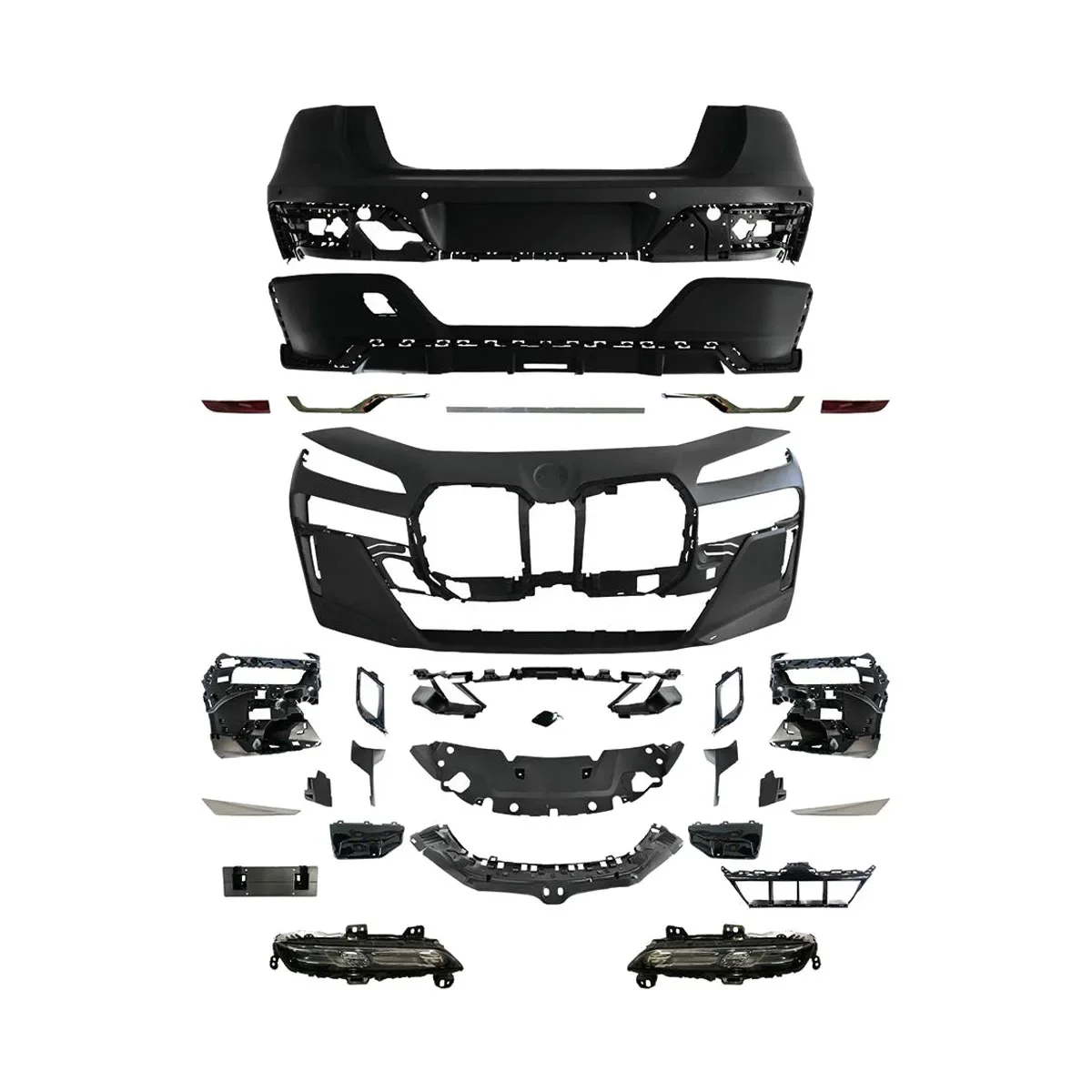 New Design Body Kit For BMW 7 Series G70 Upgrade To G70 Mt Sport Style Full Body Kit Parts System Exterior Accessories