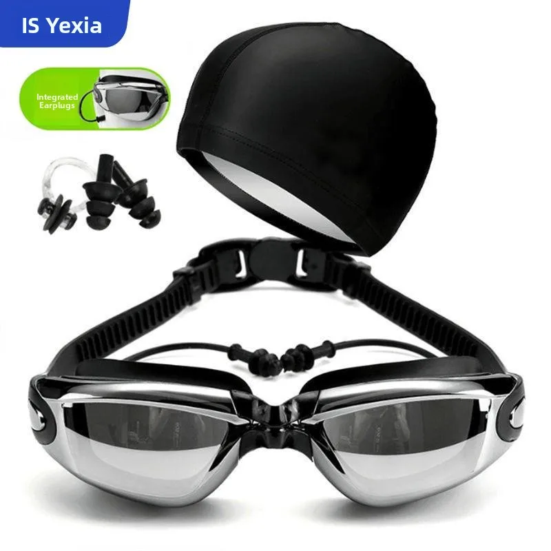 

Набор для плавания и дайвинга: очки с защитой от запотевания, гальванизированные, мужские, для защиты глаз, спортивный инвентарь для фитнеса