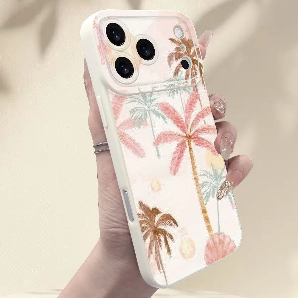 

Tropical Beach Colorful Palm Trees Pattern Phone Case For Xiaomi 15T Pro 11 Lite 5G 14 14T 13T 12T Poco X7 X6 X5 F5 F6 F7 Cover