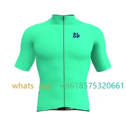 Slopline New Men's Cycling Jersey Summer MTB Bicycle Clothing Maillot Breathable Quick Dry Jersey Ciclismo Triathlon SweatShirt