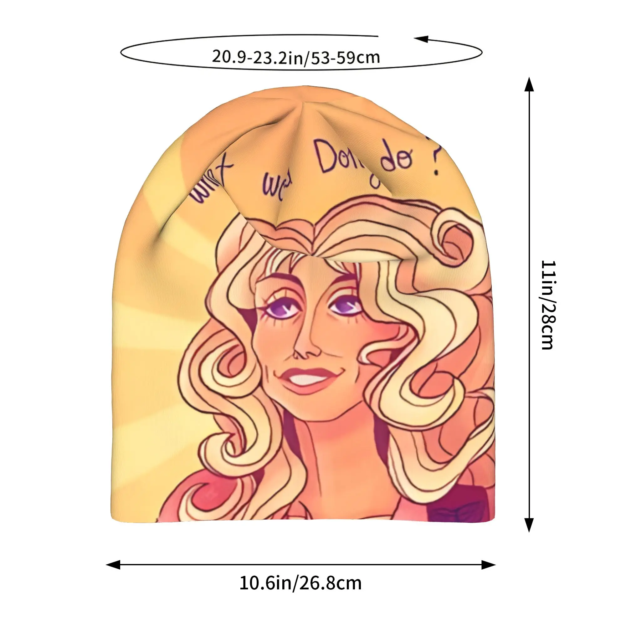 Gorros Rip DP  Summer Hats Dolly Parton Thin Hat Bonnet Hipster Skullies Beanies Caps Men Women's Earmuffs