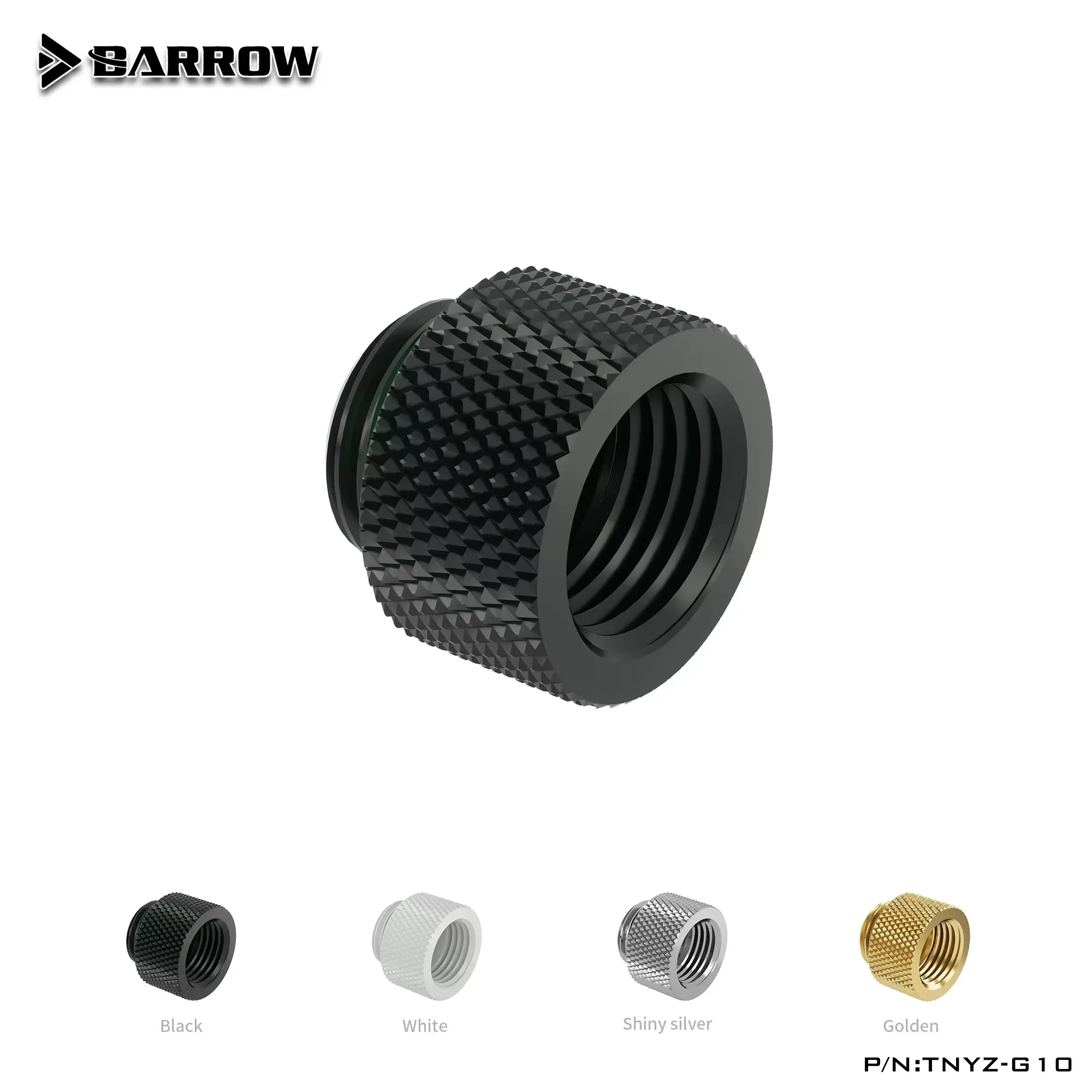Barrow TNYZ series Male To Female Extender Fitting , 7.5 10 15 20 30 40 mm Length G1/4 M2F Adapte