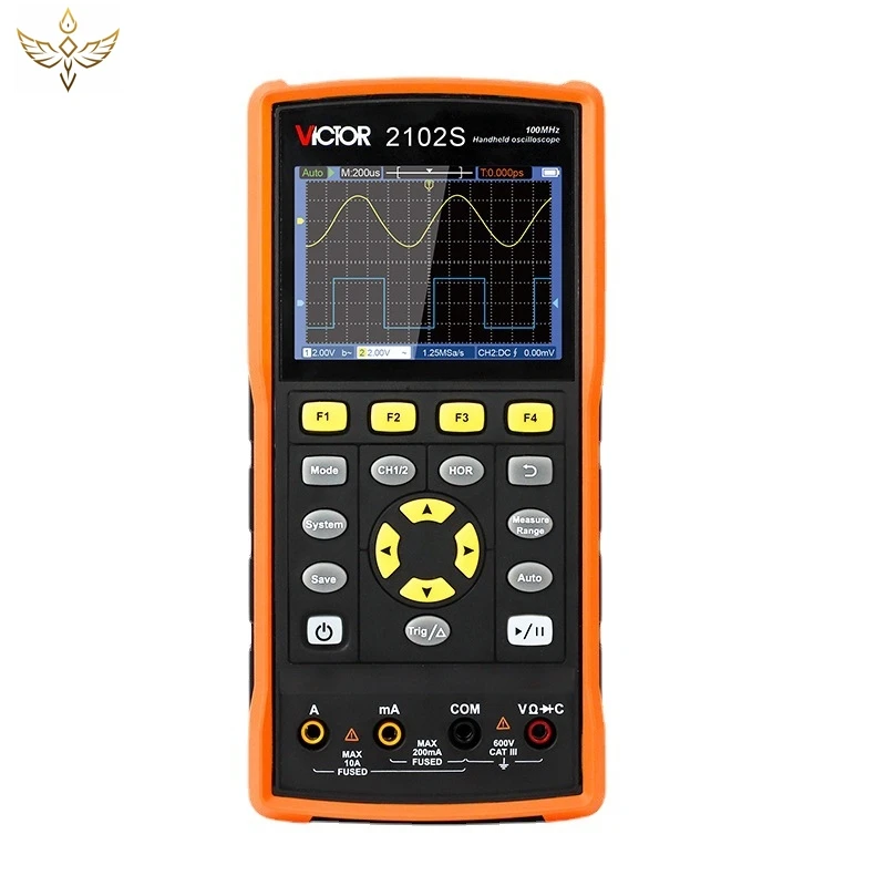 

Shengli Instrument 240/270/2102/2202 Handheld signal source true RMS multimeter oscilloscope