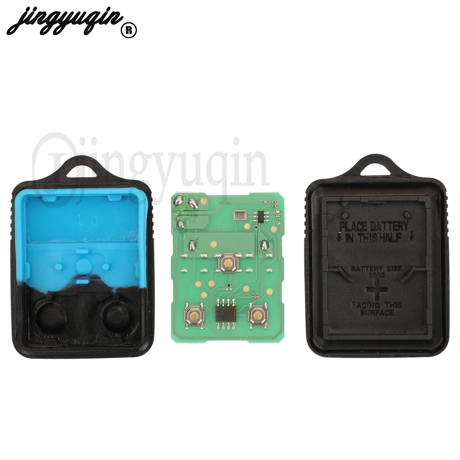 Jingyuqin 3 Bottoni 433 MHz Smart Chiave A Distanza Per Auto Fob Per Ford Transit MK6/Connect 2000 2001 2002 2003 2004 2005 2006 Sostituzione
