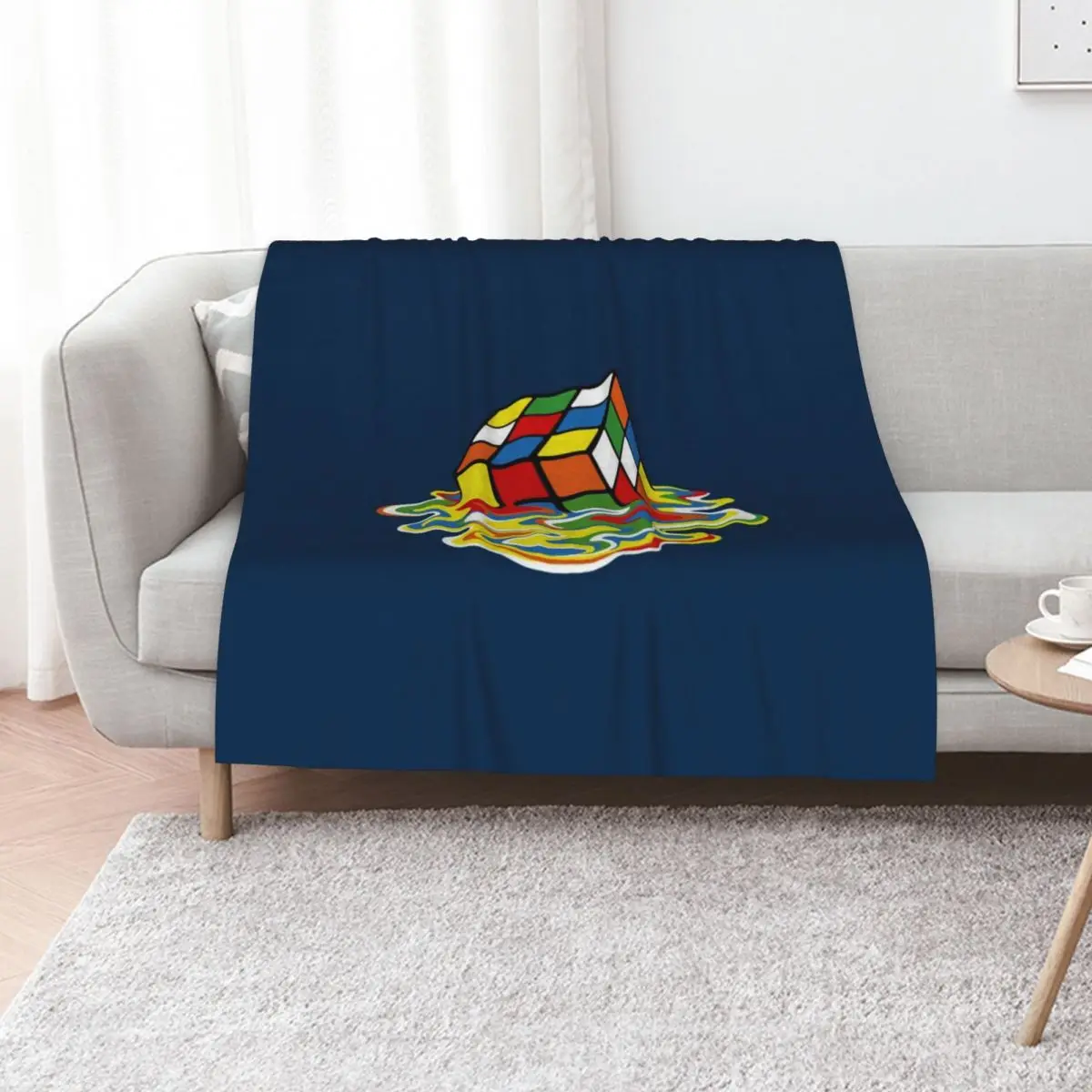Melting cube Sheldon TBBT Throw Blanket Softest Designers bed plaid Beautifuls Personalized Gift decorative Blankets