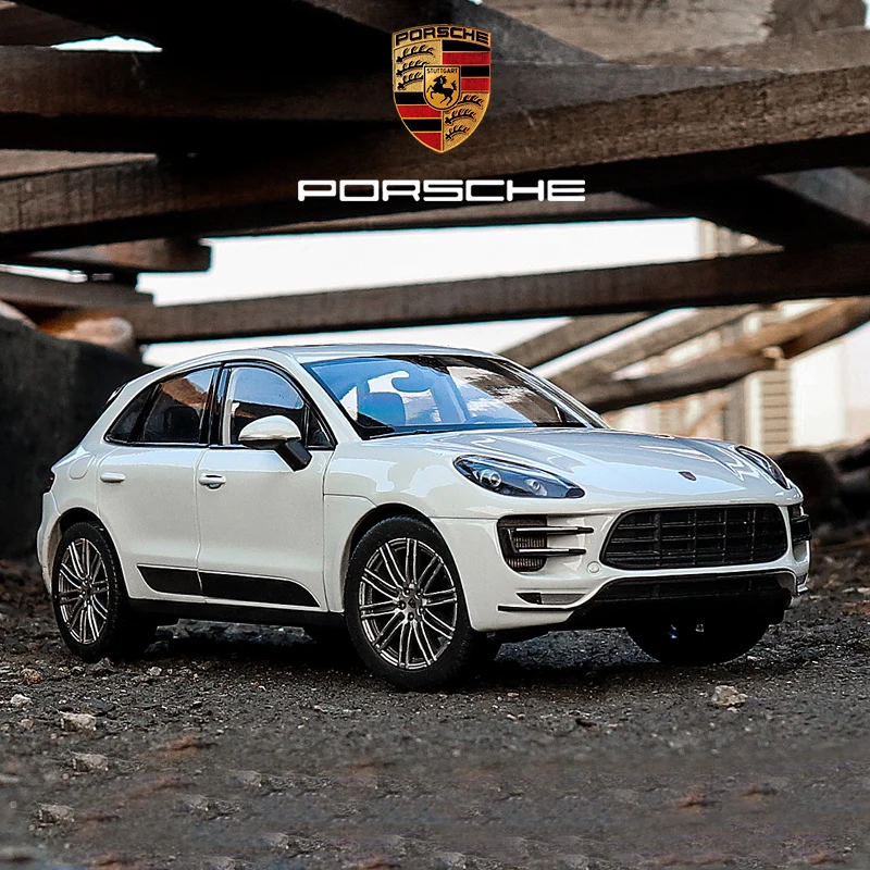 WELLY 1:24 Porsche Macan Turbo SUV Alloy Car Model Diecast Metal Toy Vehicles Car Model High Simulation Collection Children Gift