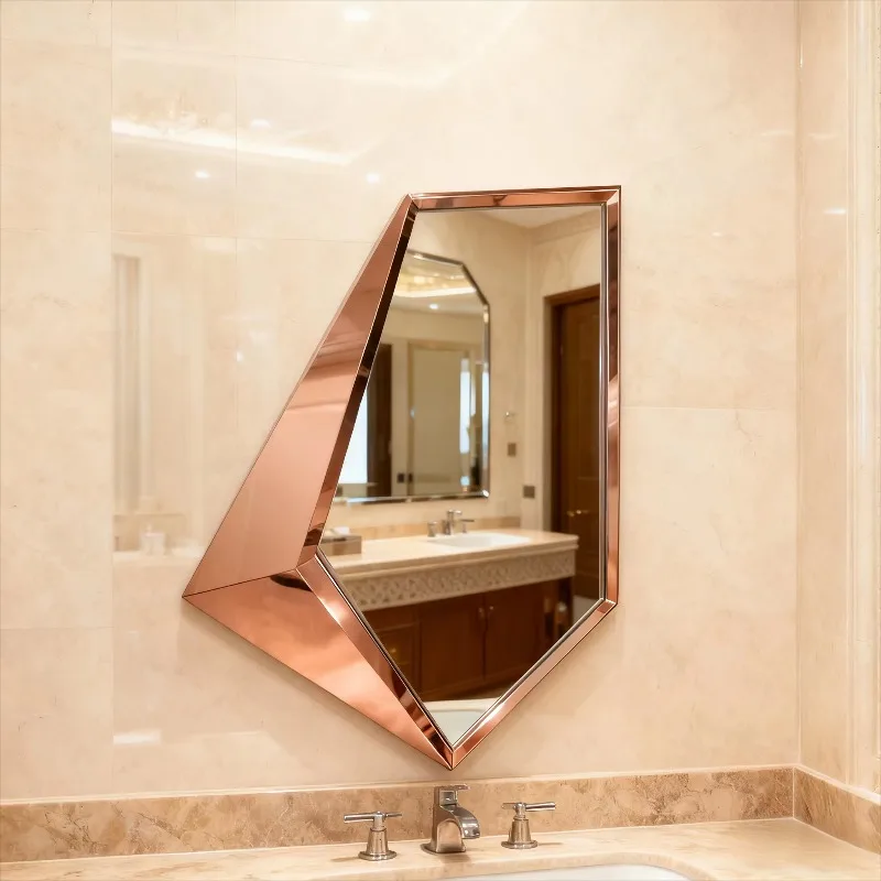 #Modern Design  Metal Mirror Frame 6mm Thick Premium Versatile Wall Use For Entryway Living Room