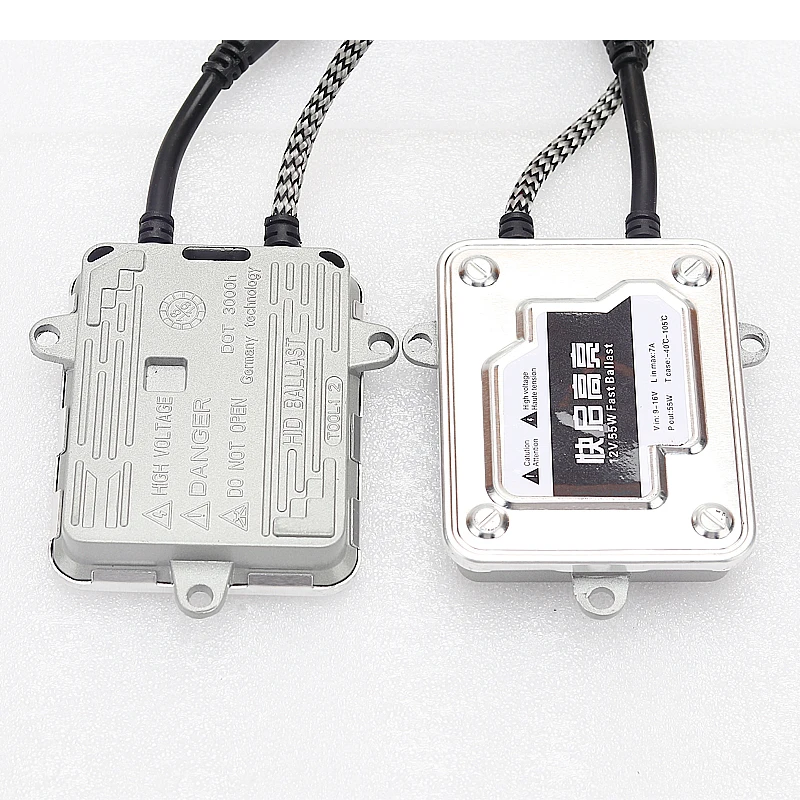 2pcs 55w AC 12V good design hid ballast for xenon ignitor block of hid H1 H7 H11 9005 9006  H4 H3 LAMP use