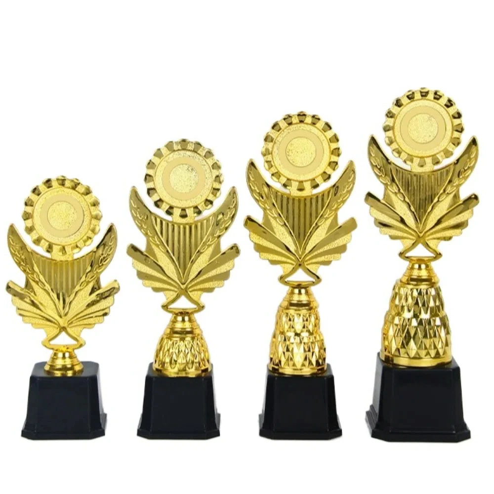 Golden Award Trofee Zingen Dansen Competitie Plastic Beloning Prijsbeker Sportspel Souvenir Winnaar Award Trofee