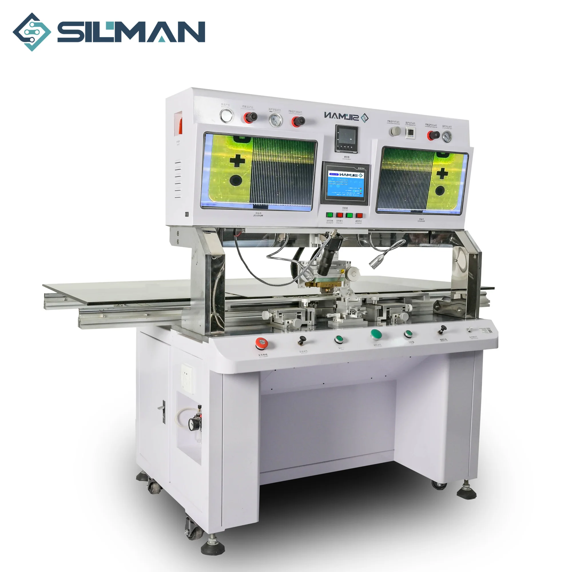 Silman ST-100SW ACF COF Bonding Machine For Laptop LED LCD TV Screen TAB FPC COG Single Head Big Size Display Repairing Device