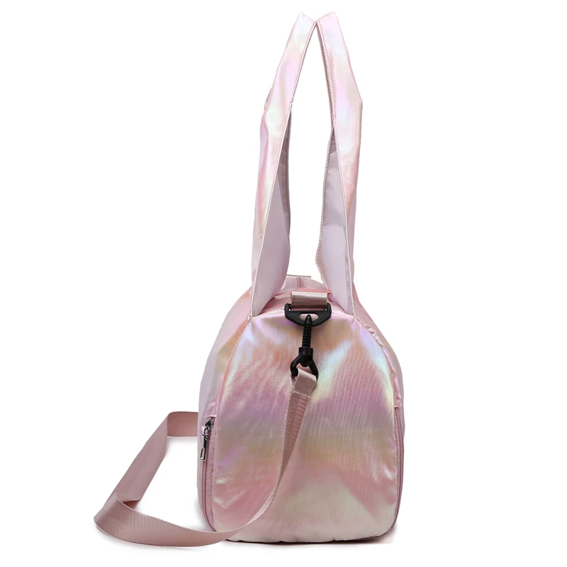 Bolso de hombro con cremallera para mujer, bolsa de tela Oxford brillante de alta calidad, gran capacidad, a la moda, almacén independiente, novedad de 2024