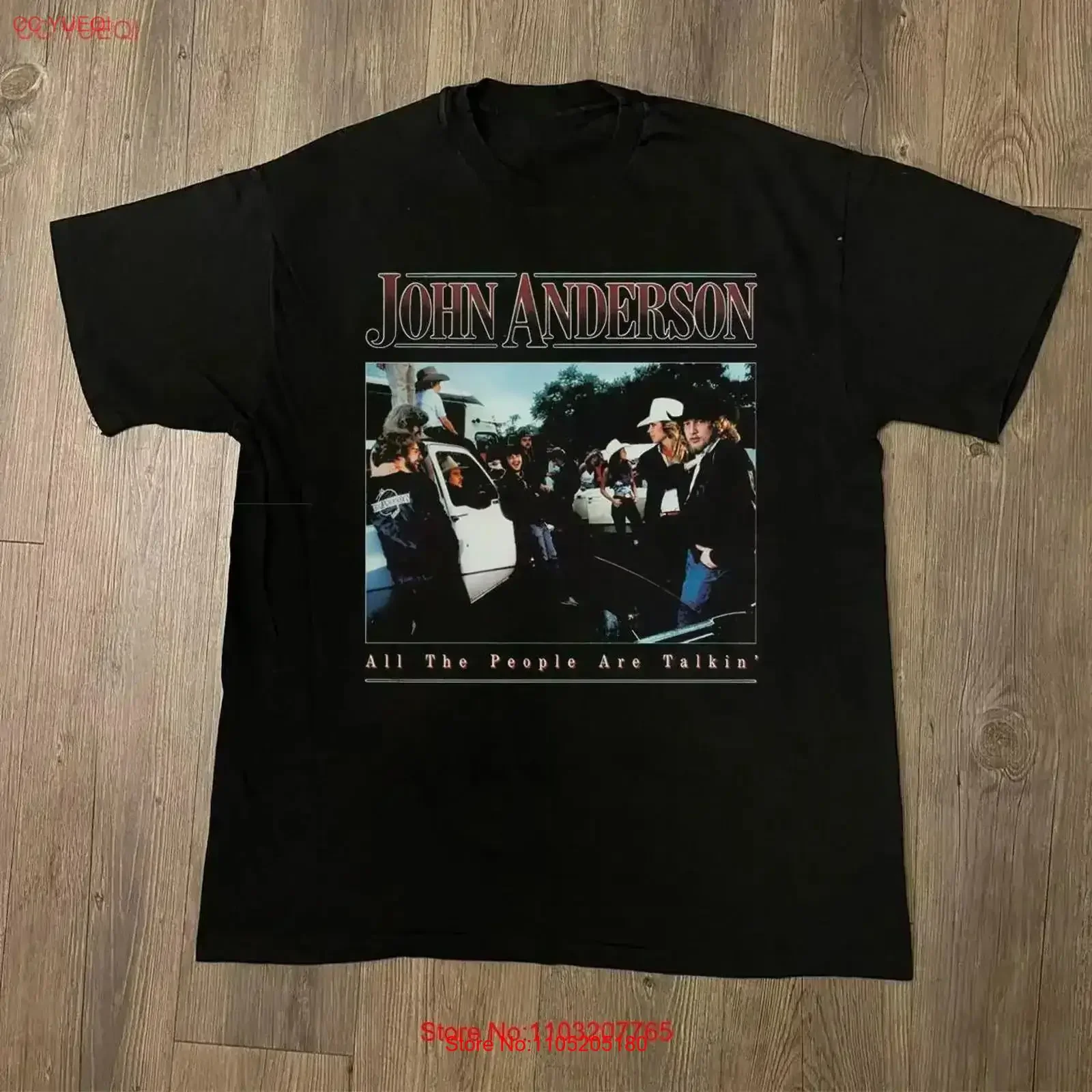 

Хлопковая футболка для взрослых John Anderson All The People Are Talkin BL2 577, винтажная, удобная, дышащая, винтажная, уличная одежда