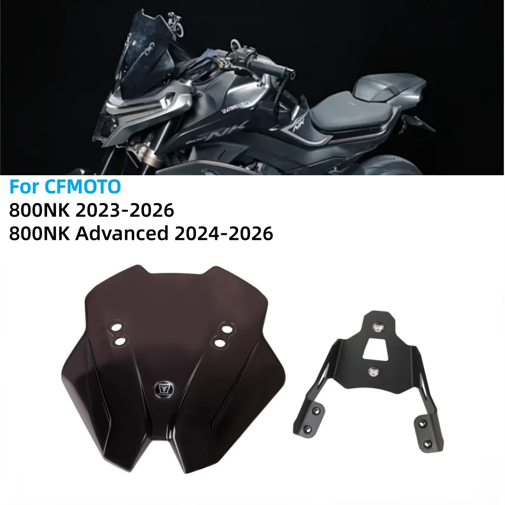Windschutzscheibe für CFMOTO 800NK 800 NK CF-Moto NK800 800NK Advanced 2023-2026 Motorrad Windschutzscheibe Windabweiser Zubehör