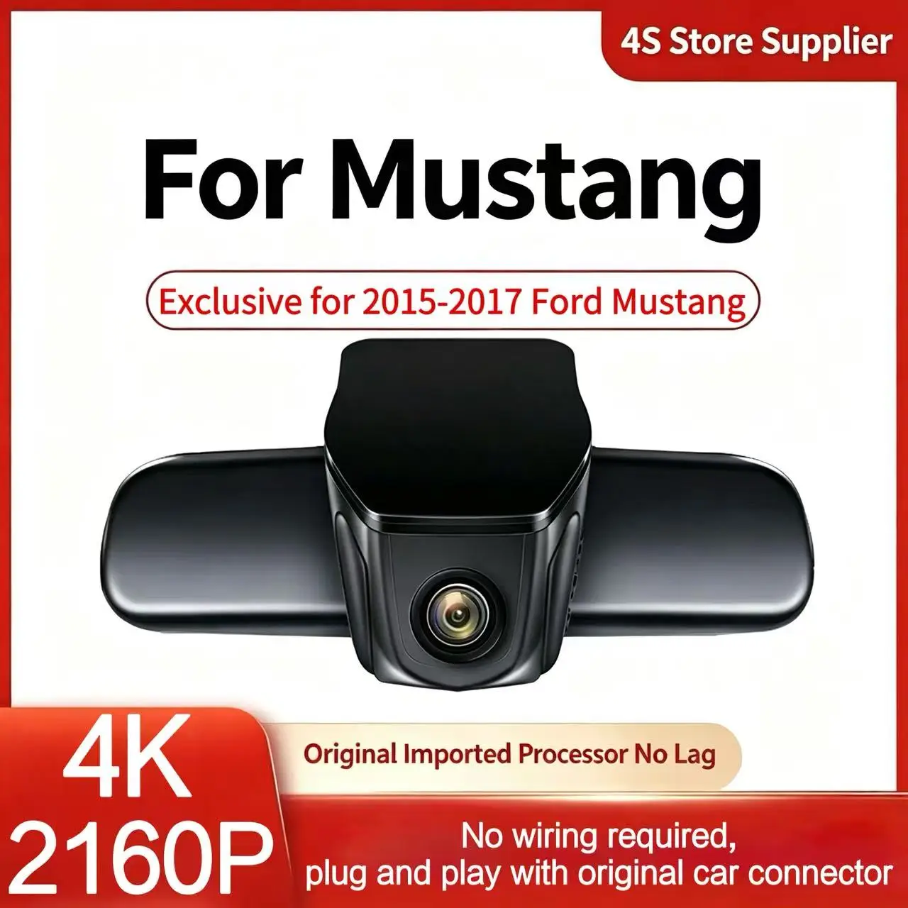 Cámara para Auto 4K para Ford Explorer/Maverick/Expedition/Escape/Kuga/F-150/F-250/F-350/Taurus/Mustang S650 Lincoln Corsair 2011-2025