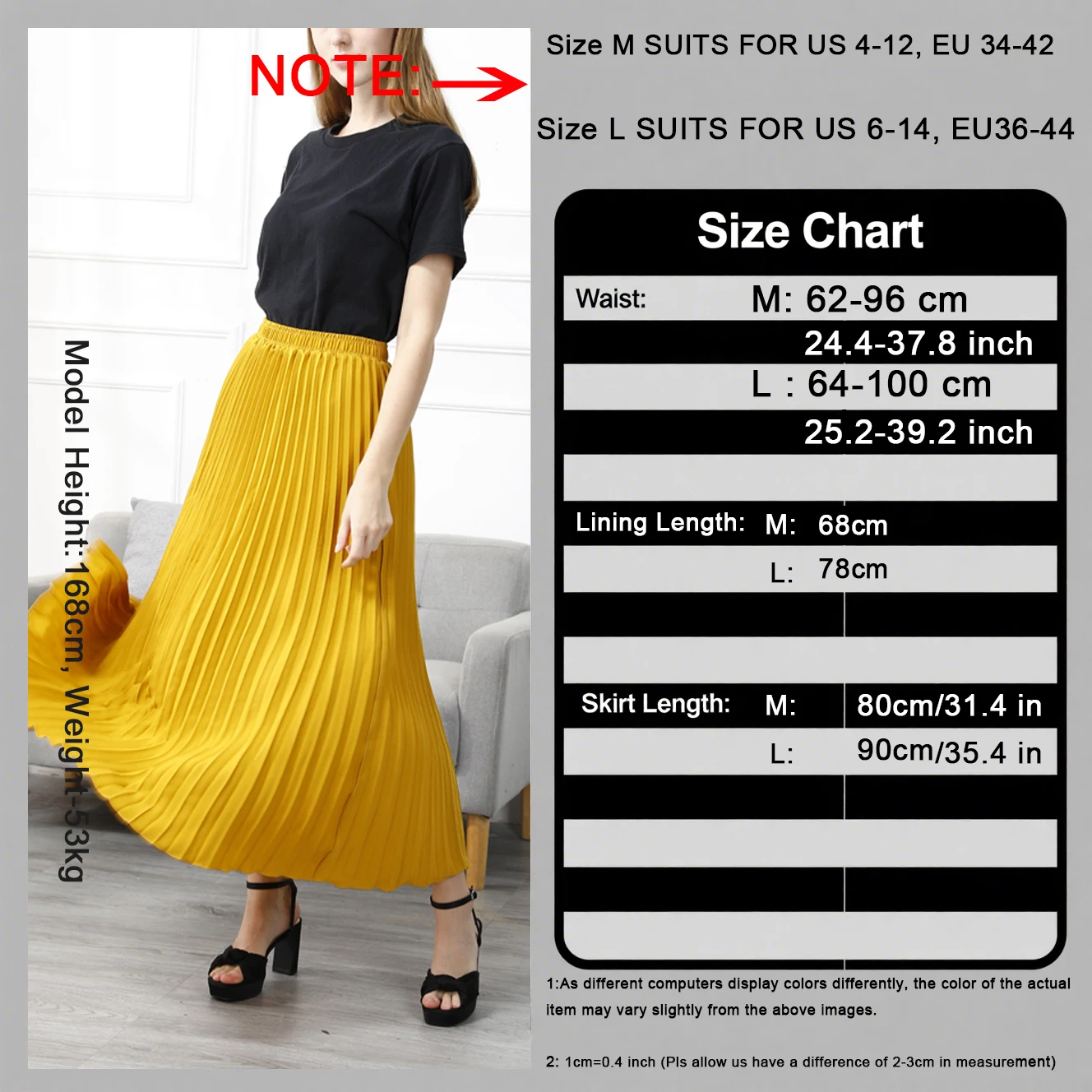 Women\'s Stretch Pleated Midi Long Skirt Female Korean Fashion Casual High Waist Skirts Jupe Faldas 10 Colors 2026 Spring SK295