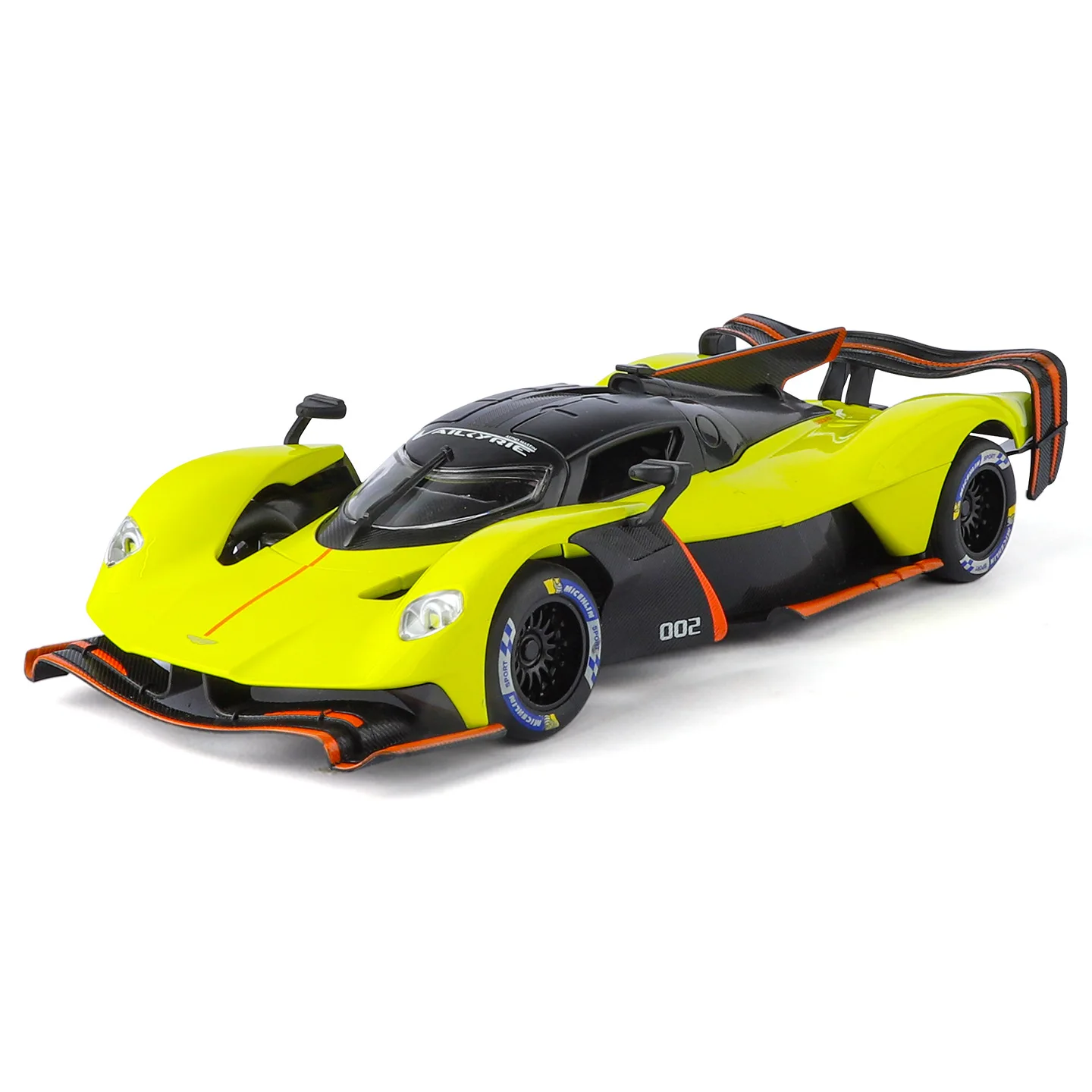 Valkyrie Spider Supercar – modèle de voiture en alliage 1:24, son et lumière, jouet à collectionner pour enfants, cadeau d'anniversaire
