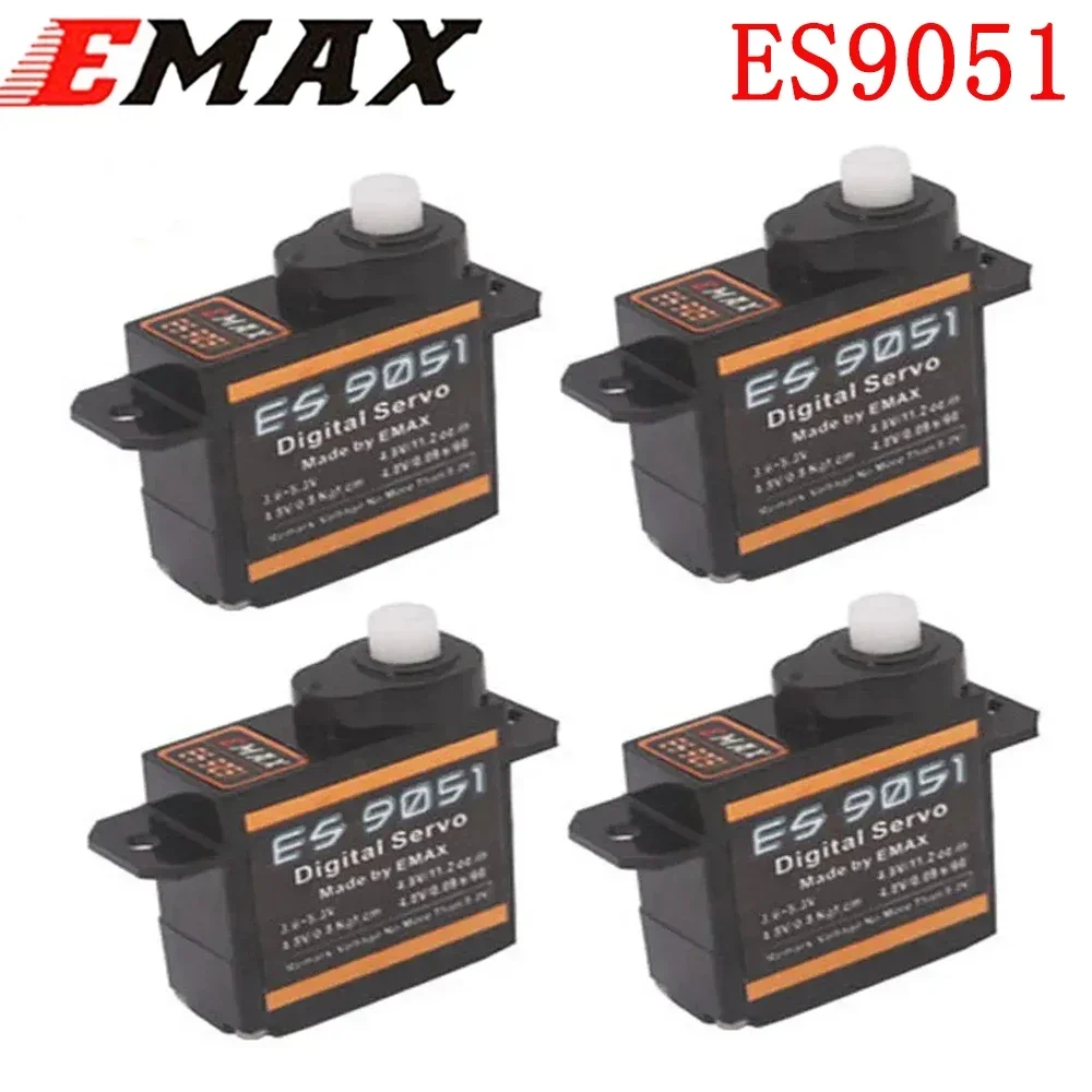 

4шт Emax ES9051 цифровой мини-сервопривод для радиоуправляемой модели