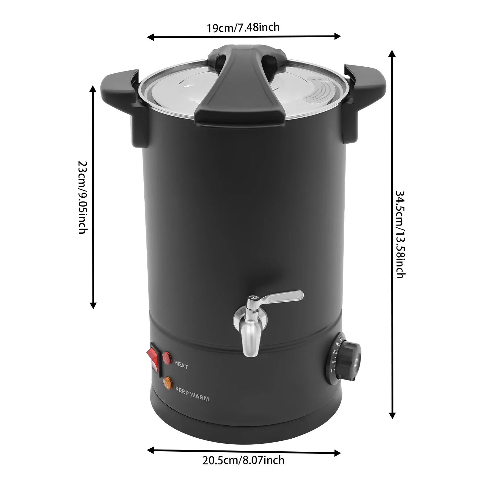 8L/10L/12L/15L Elektrische Wax Melt Oven Wax Smelter Kit Rvs voor Smelten Wax kokend Water Maken Thee