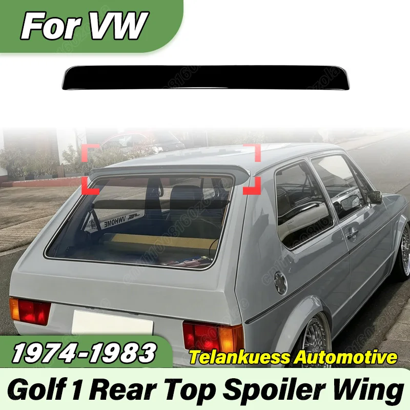 

For Volkswagen Golf 1 MK1 1974 1975 1976 1978 1979 1980 1981 1982 1983 Automobile Rear Trunk Spoiler Body Modification Kit