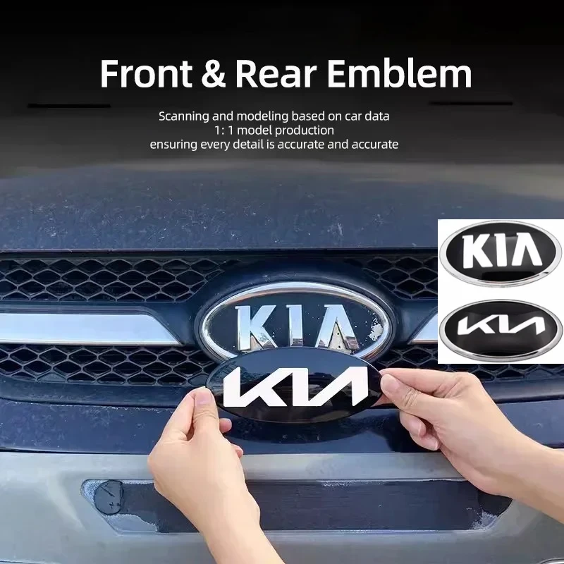 

Наклейка-эмблема на переднюю решетку и задний багажник для Kia EV6, Sorento, Niro, Stinger, Ceed, Carnival, K5, K9, Soul, Carens и других моделей
