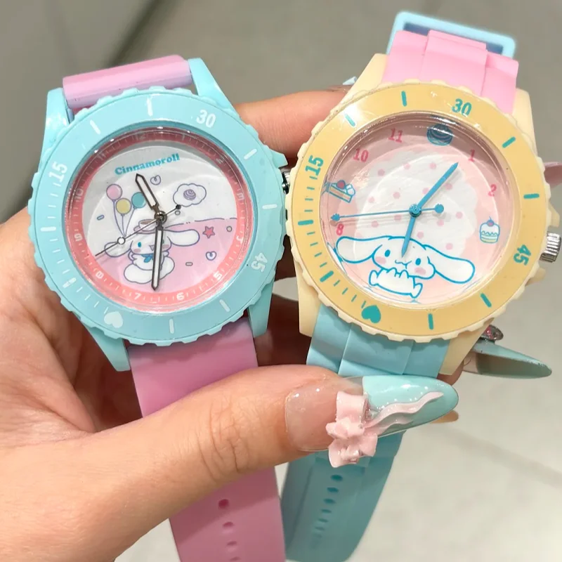 Genuine Sanrio Spring Wild Letter Series Watch Blind Box Hello Kitty Cinnamoroll Cute Cartoon Wristwatch Practical  Gift Kawaii - view 4