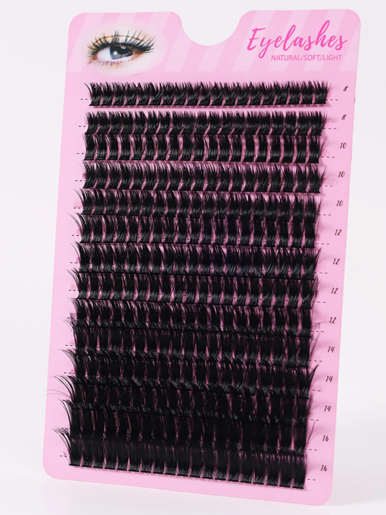 266 مجموعة مزيج من وصلات الرموش الطبيعية مع مجموعات الرموش DH لتعزيز مظهر عينيك بسهولة #6