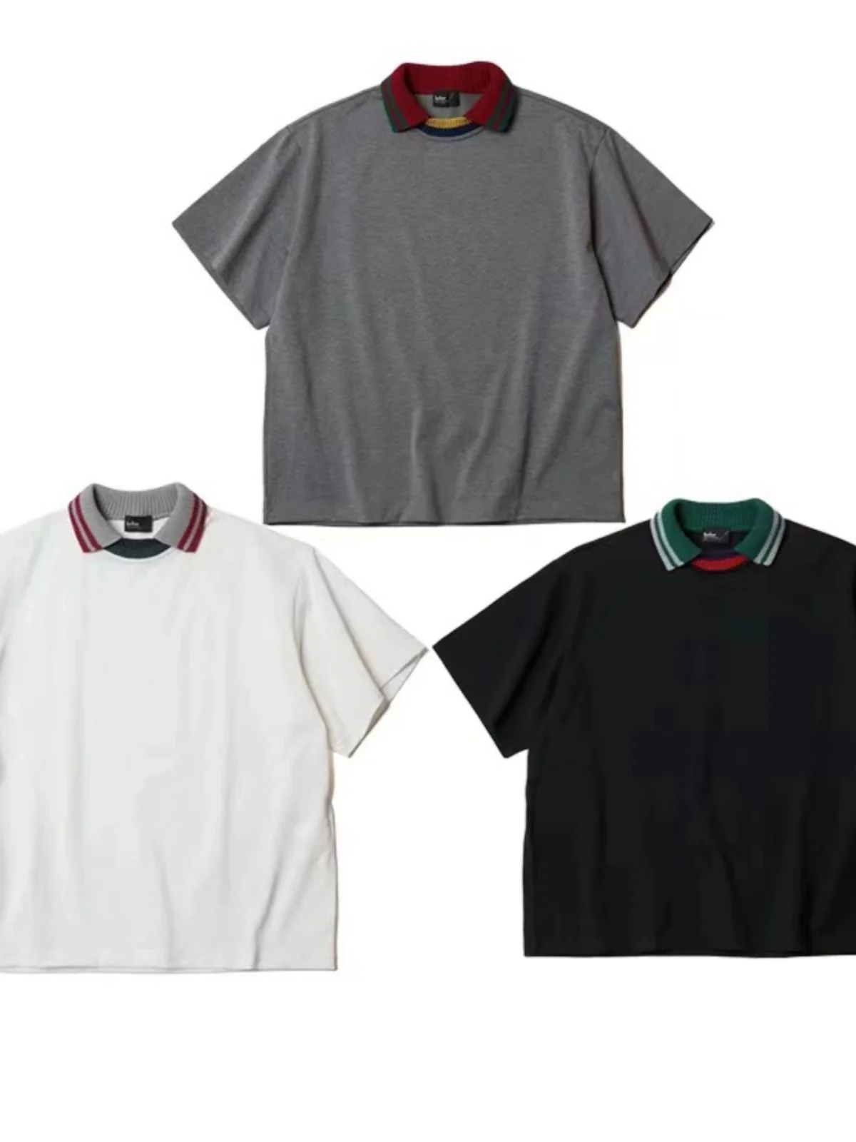 

Футболка свободного кроя из хлопка с круглым вырезом и коротким рукавом, в стиле пэчворк, с ребристым воротником, цветная, летняя, антибактериальная