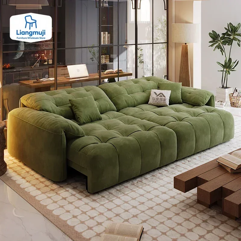Luxury Living Room Sofas Large European Nordic Electric Modern Foldable Puffs Couch Bed Chaise Designer Divani Home Furniture