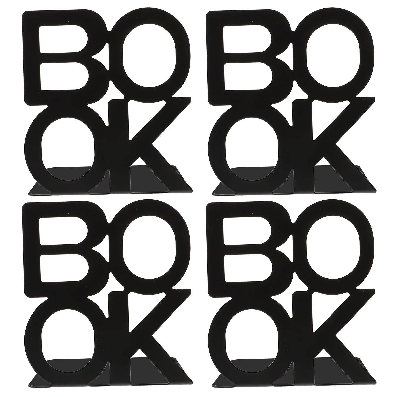 4 шт. металлический подставка для книг, нежные органайзеры для книг, нержавеющая вертикальная полка для хранения книг, аксессуары, нежный подставка для книг