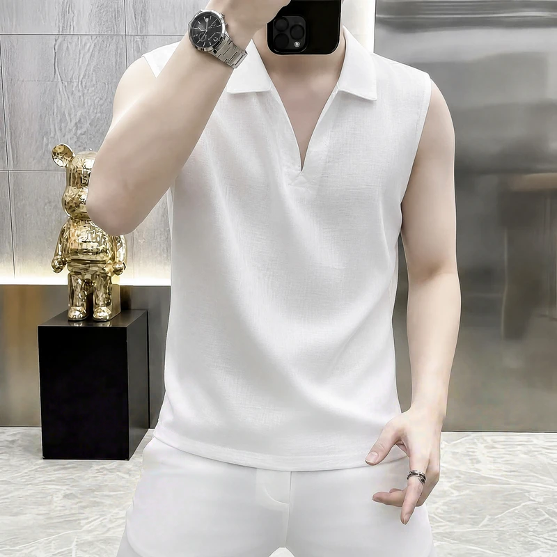 2026 Summer New Style Men's Short-Sleeved T-Shirt Fashion Casual Cotton-Polyester Fabric Shirt — купить у AliExpress WW