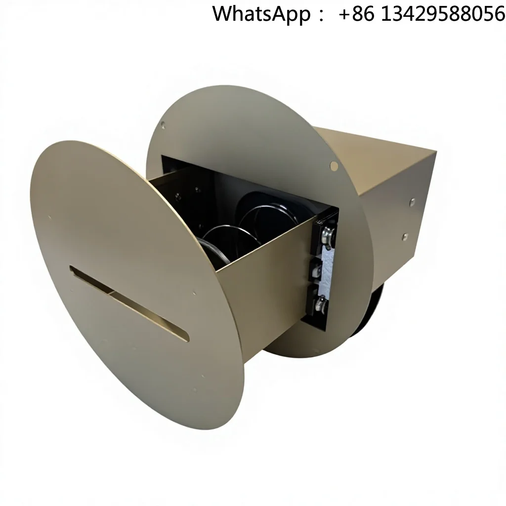 Modern Fully Concealed Round Tissue Box Hidden Stainless Steel Paper Towel Holder  Tile Covered Paper Dispenser for Hotels