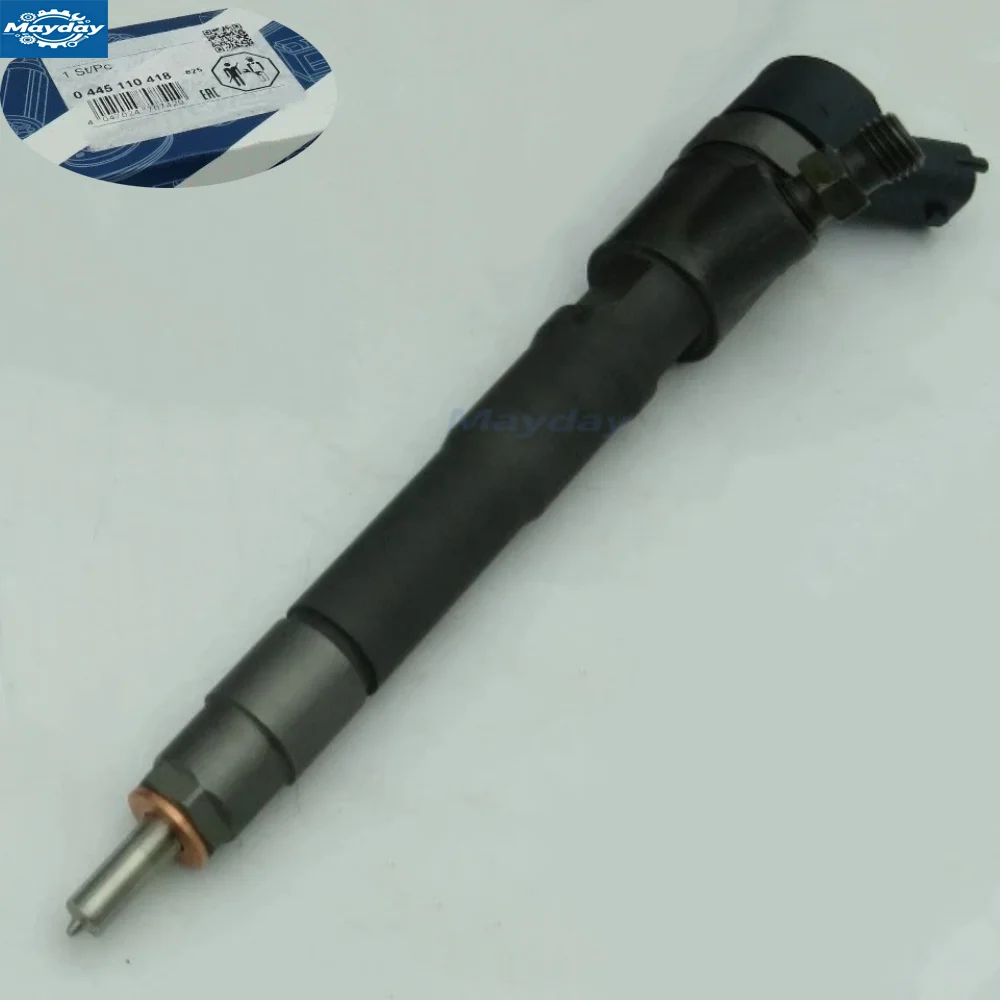 Fits For Fia-t Ducat-o Boxer Rela-y 11 Ivec-o Daily 07 2.3 JTD-HDI 1x New Injector OEM Bosc-h 0445110418