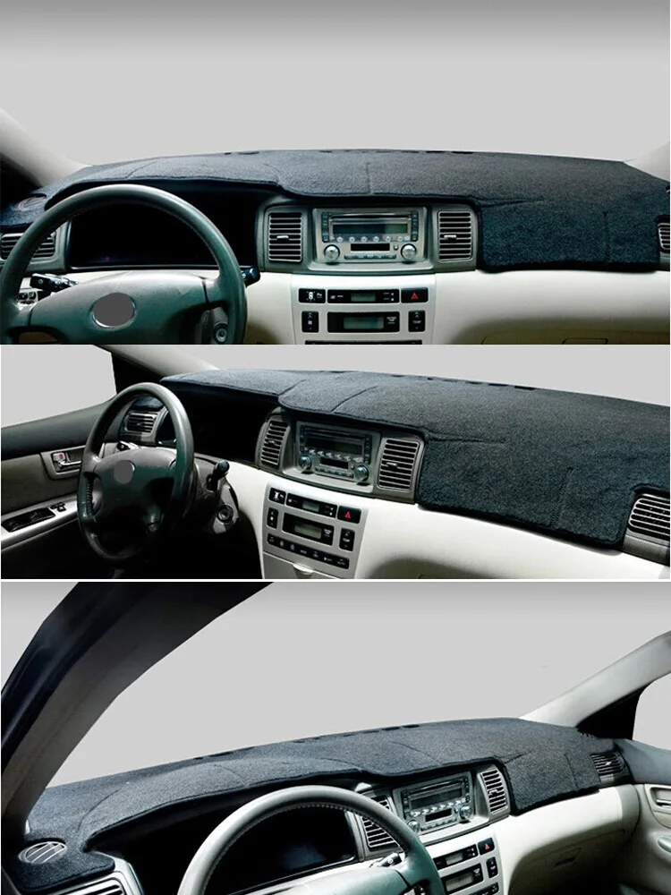 

Для 2003-08 Toyota Corolla ZRE120 ZZE122 E121 Dashmat, крышка приборной панели, изоляционная солнцезащитная защитная накладка для приборной панели
