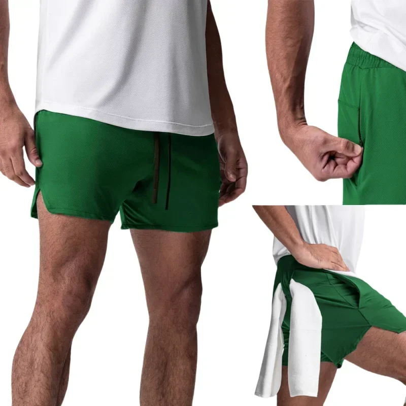 

Летние мужские баскетбольные шорты, эластичные шорты для бега в тренажерном зале, мужские повседневные спортивные шорты, быстросохнущие шорты для фитнеса и тренировок, мужская одежда