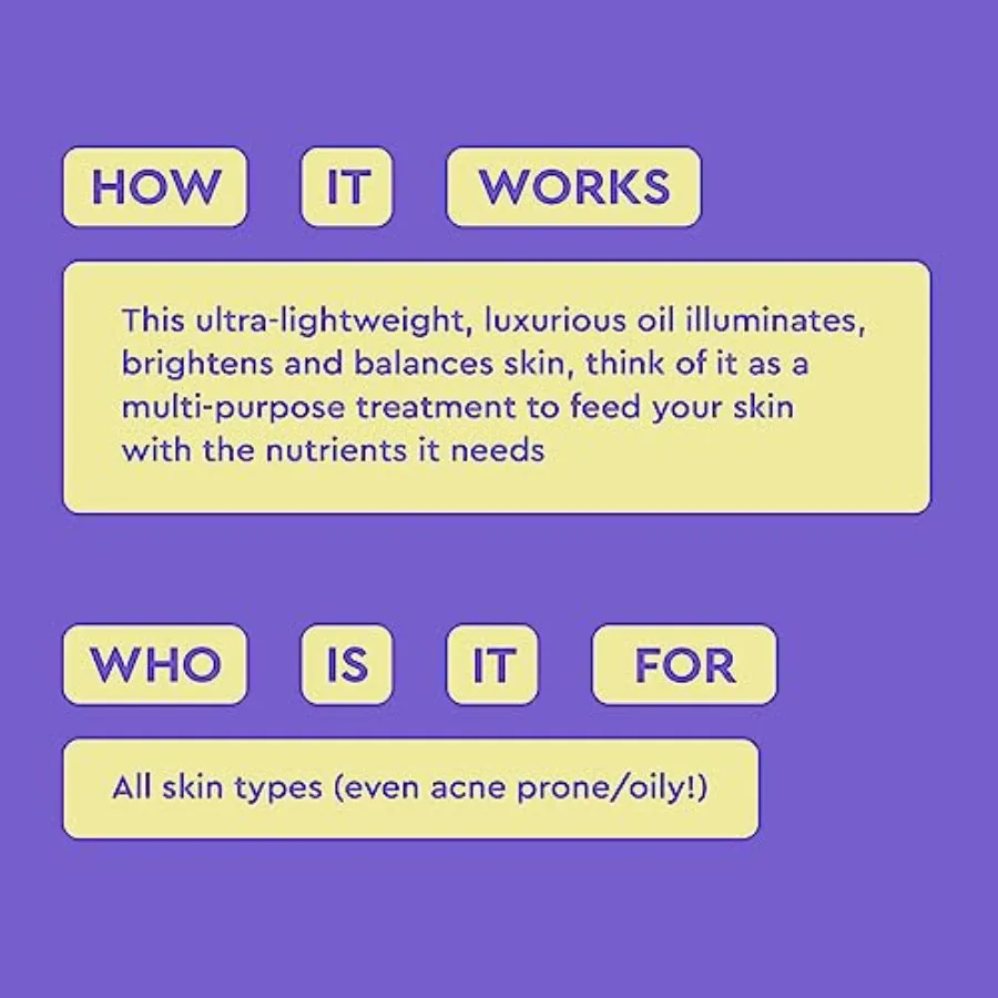 Hydraterende Rvery Oil Luxe gezichtsolie met squalaan Jojoba-olie Duindoornolie Instant stralende en gloeiende huidbarrière Reparatie Fac