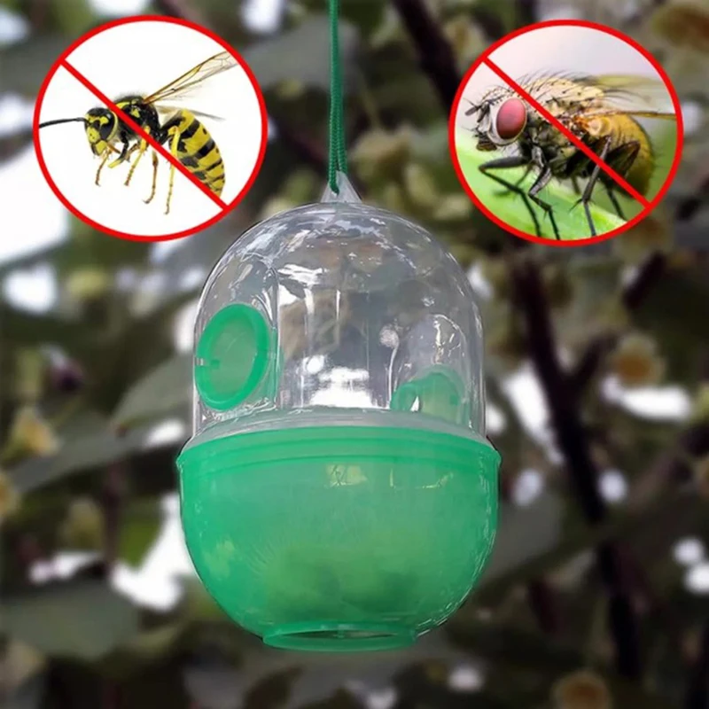 

Fly Wasp Trap Fruit Flies Insect Bug Hanging Tree Honey Catcher Killer Bee Insect Reject Pest Control Tool