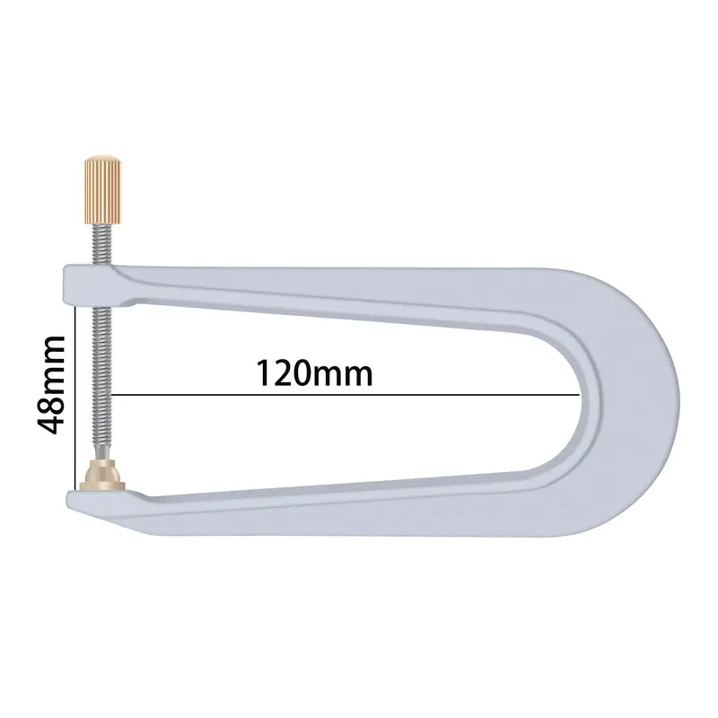 Violin Bass Bar Clamp Aluminum Fiddle Bass-Bar Clamps Board Fix Viola Cello Sound Beam Bridge Clip Luthiers Repair Tools - Image 10