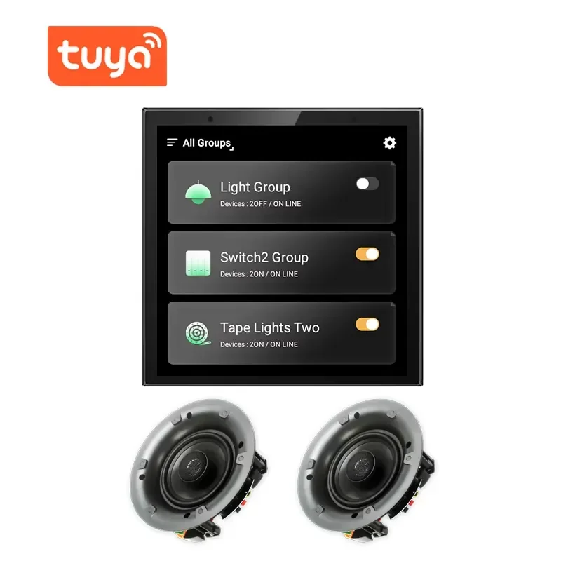 for 4 Inch Smart Home Central Control Panel Touch Screen Android IPS WiFi Connectivity Automation System for Curtain Light
